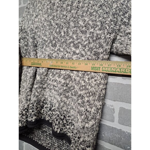 Pendleton Vintage Y2K knit Womens White & Black Crew Neck  Sweater Size Small - Picture 10 of 11